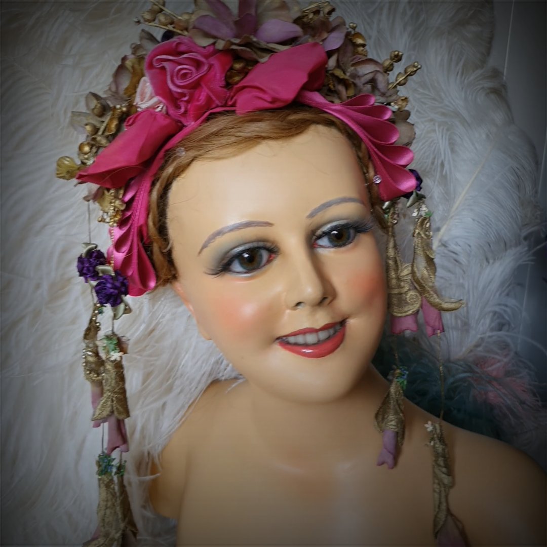 1920 Wax Child Bust