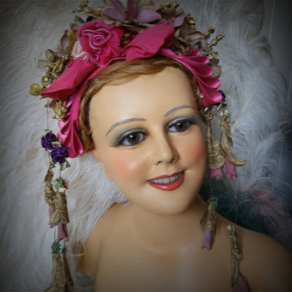1920 Wax Child Bust