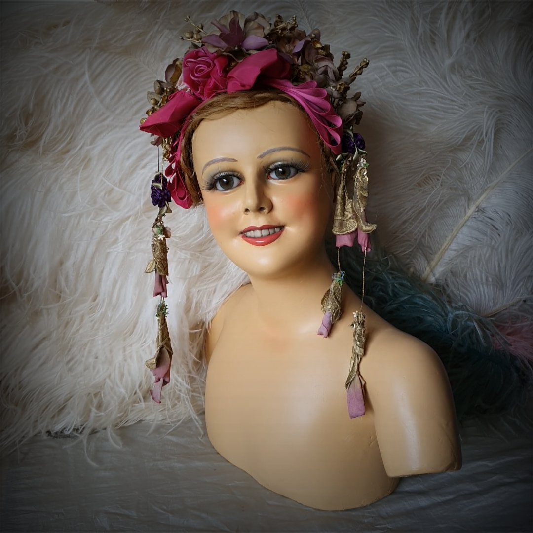 1920 Wax Child Bust