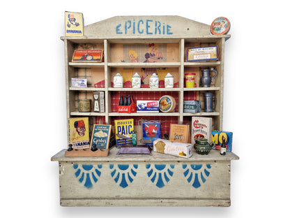French Antique Epicerie Toy Shop