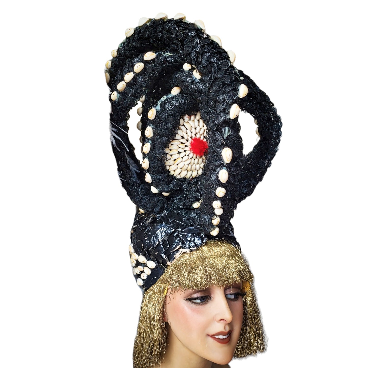 Vintage Stage Burlesque Headdress Shells