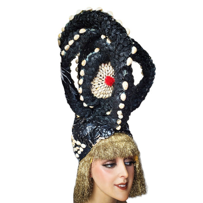 Vintage Stage Burlesque Headdress Shells
