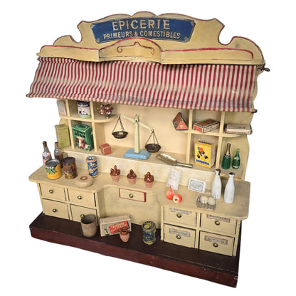 Charming French Toy Grocery Store (Épicerie), circa 1900–1920s