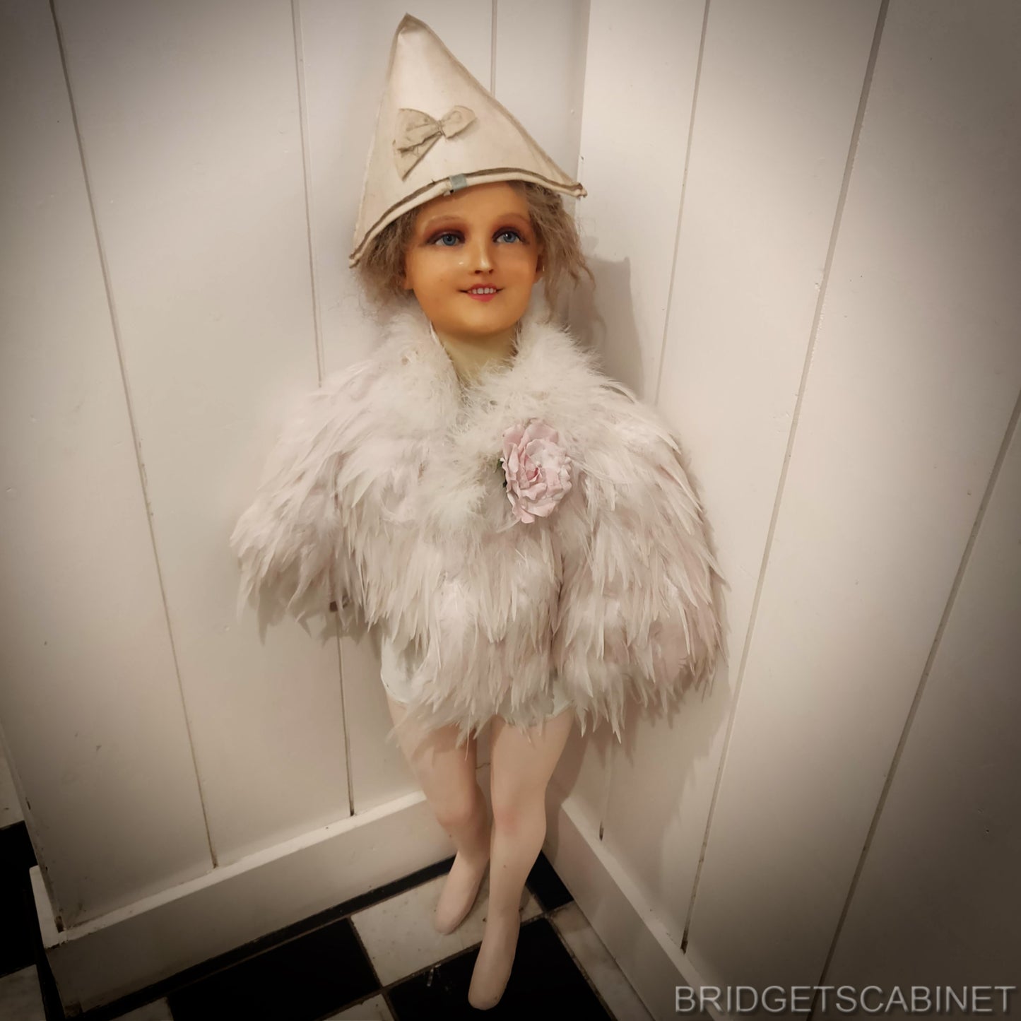 1900s Full-Size Wax Child Mannequin