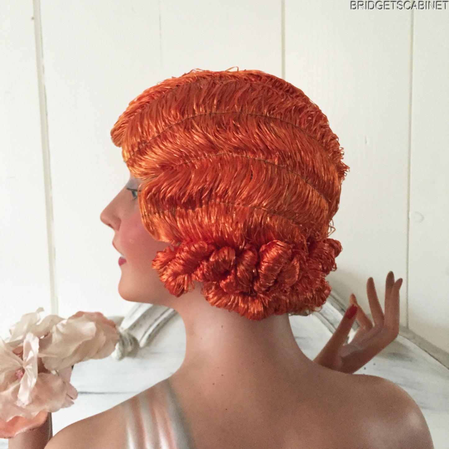 1920s 2-Colored Flapper Wig