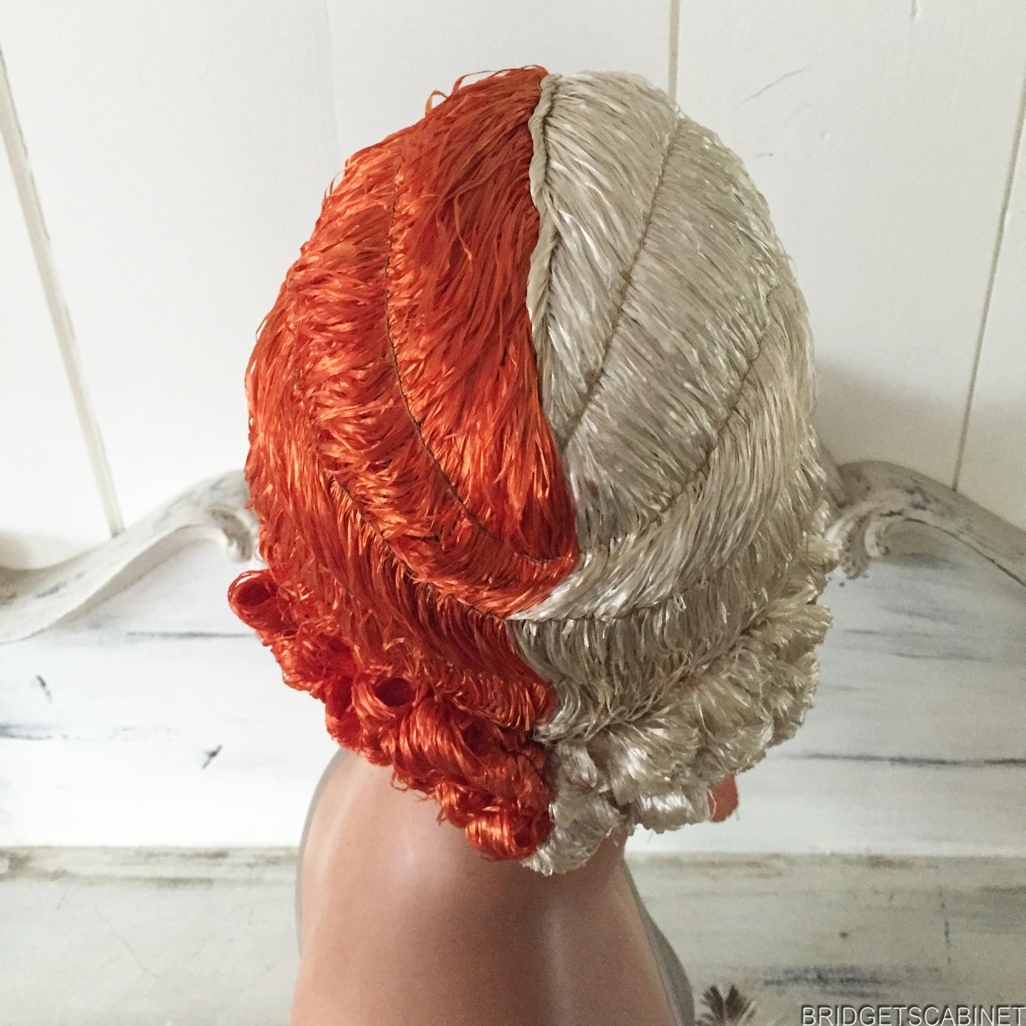 1920s 2-Colored Flapper Wig