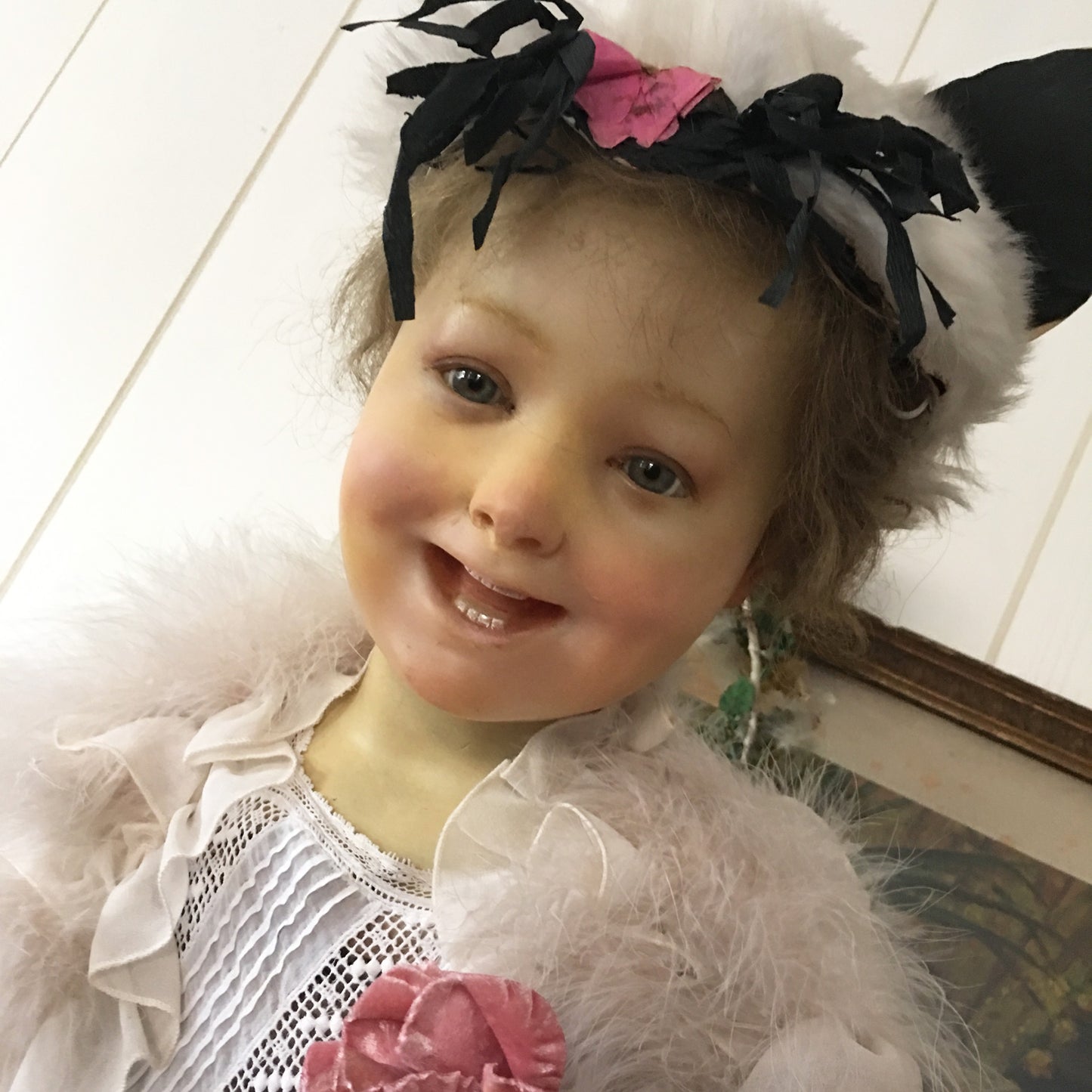 1900s French Full-Size Wax Mannequin Child
