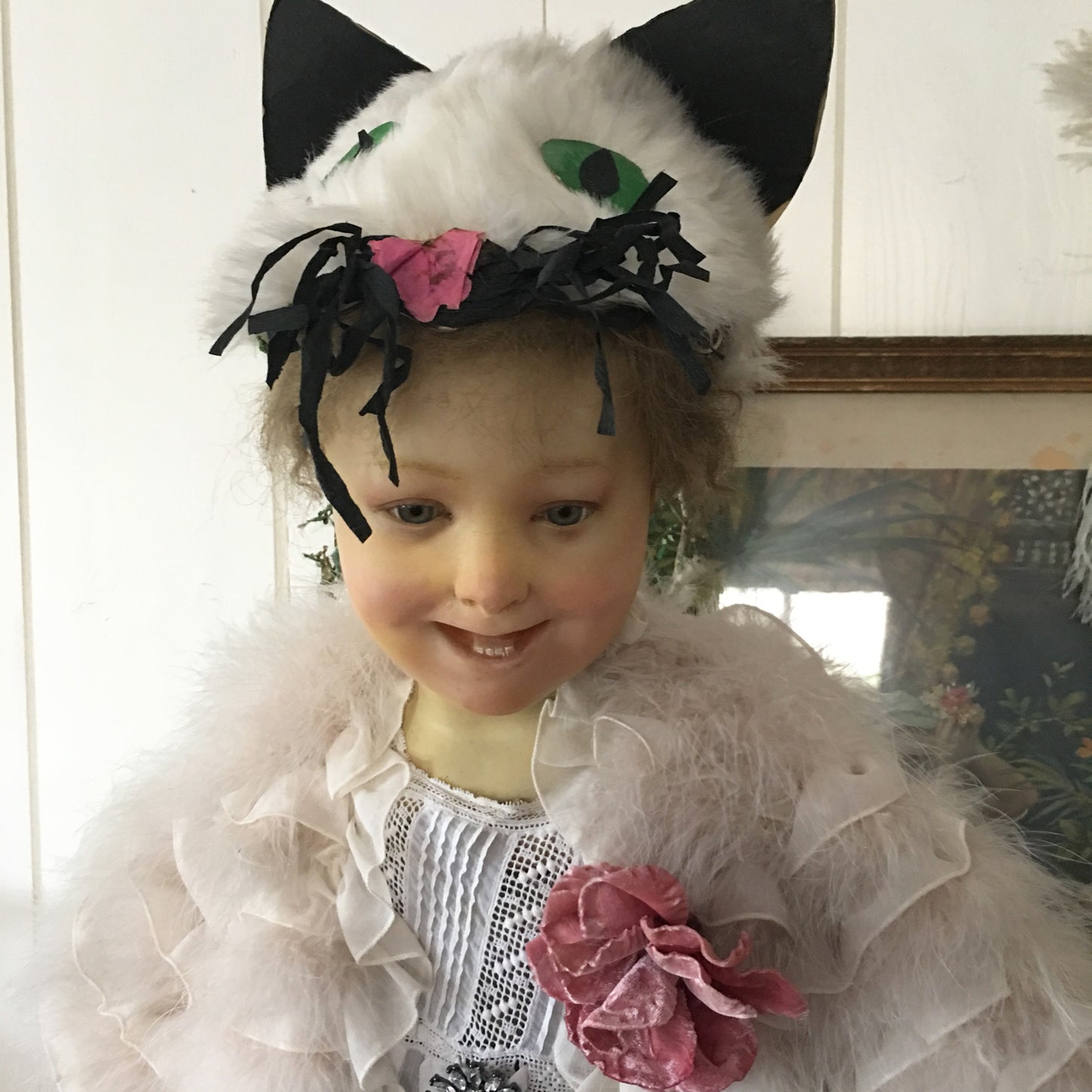 1900s French Full-Size Wax Mannequin Child