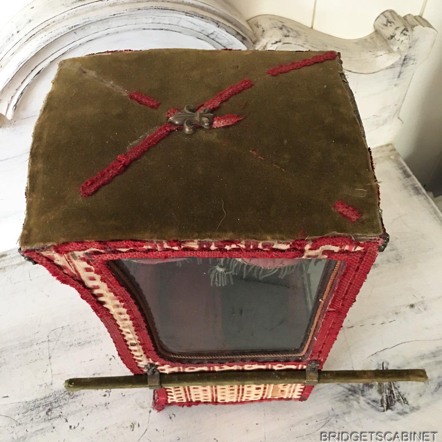 Antique French Sedan Chair Doll