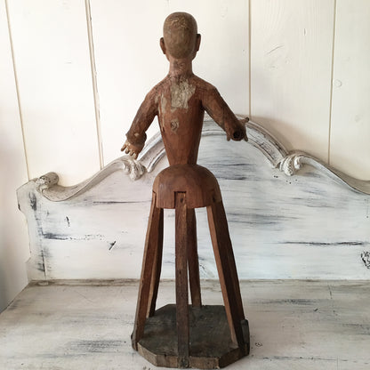 1700s Rare Madonna Santos Virgin Cage Doll
