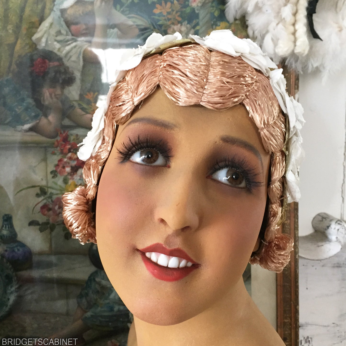 1920s Flower Flapper Wig
