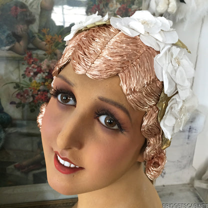 1920s Flower Flapper Wig