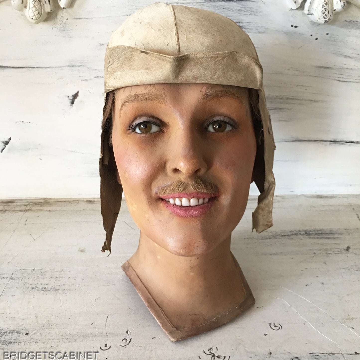 1920 Frernch Wax Bust Aviator