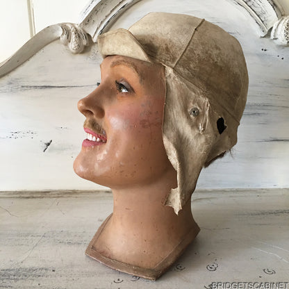 1920 Frernch Wax Bust Aviator