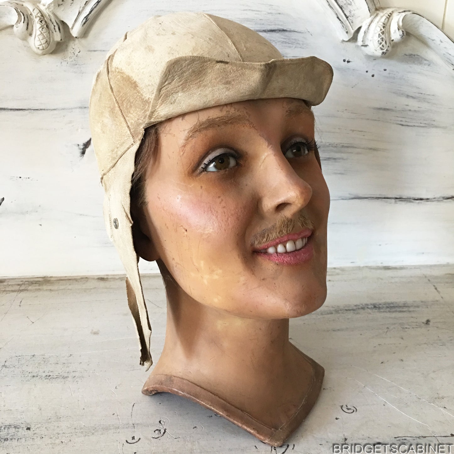 1920 Frernch Wax Bust Aviator