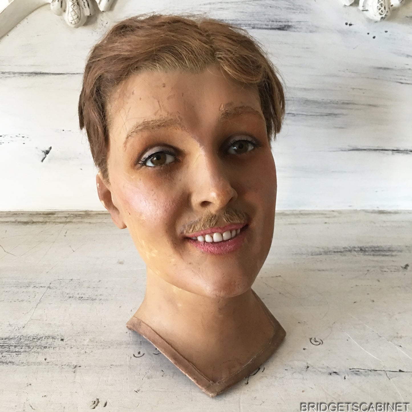 1920 Frernch Wax Bust Aviator