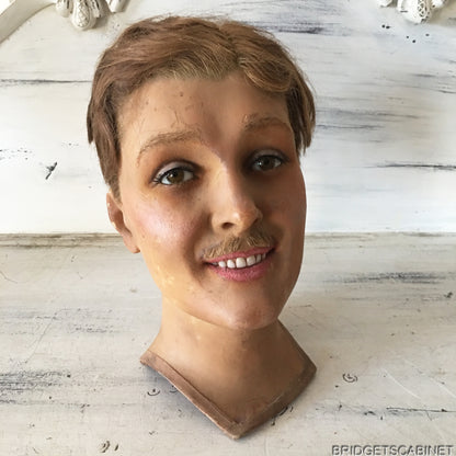 1920 Frernch Wax Bust Aviator