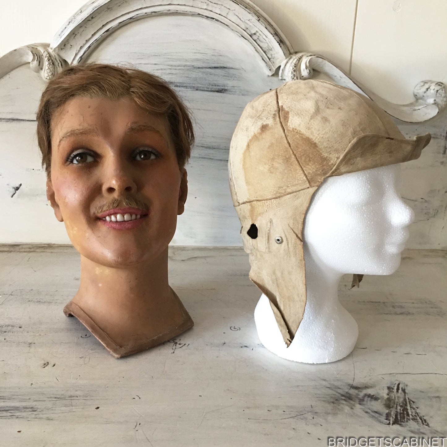 1920 Frernch Wax Bust Aviator