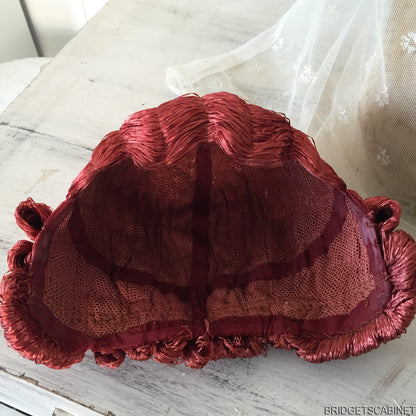 1920s Copper Red Flapper Wig