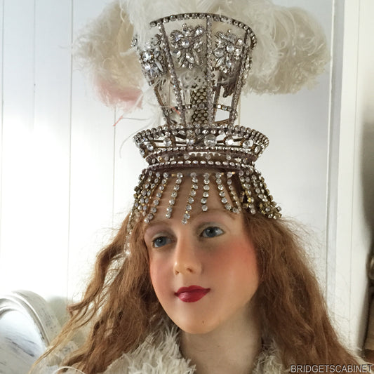 1920 Lido Stage Rhinestone Headdress