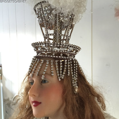 1920 Lido Stage Rhinestone Headdress