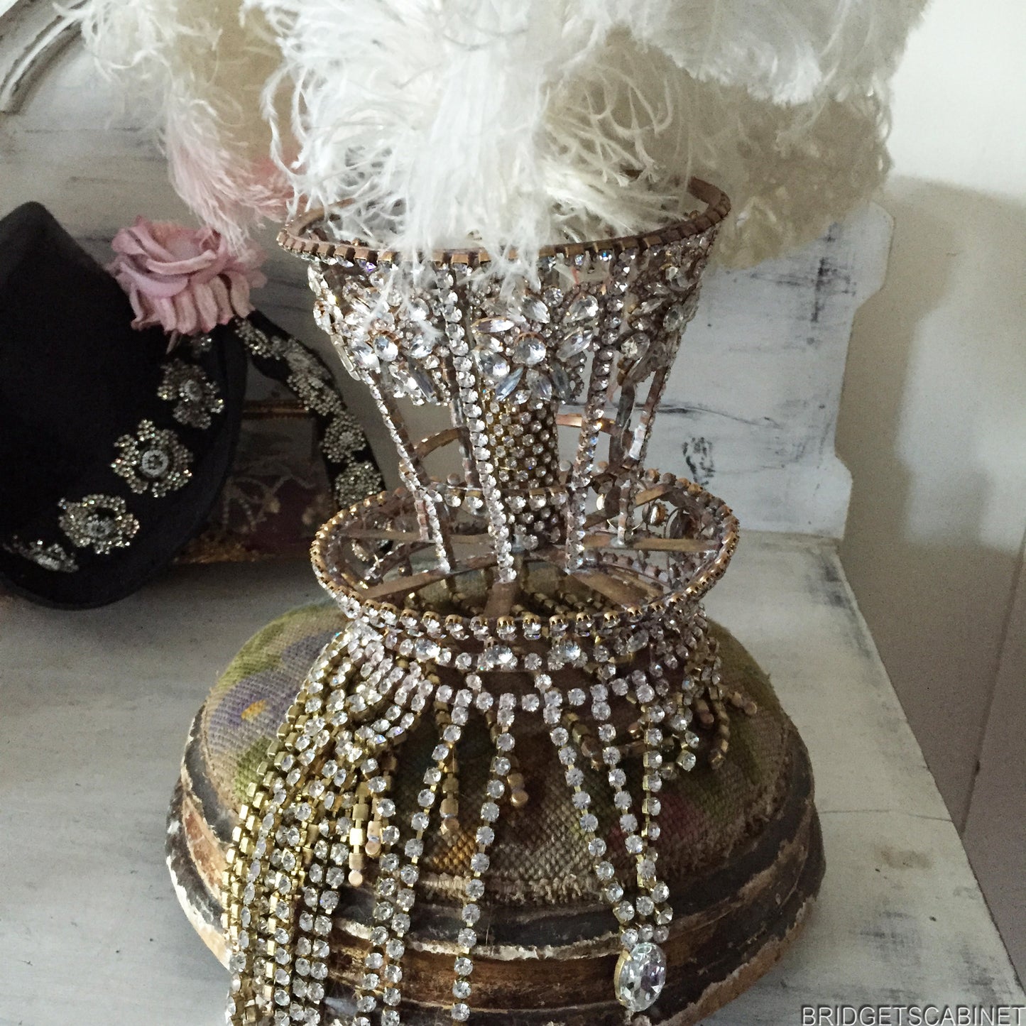 1920 Lido Stage Rhinestone Headdress