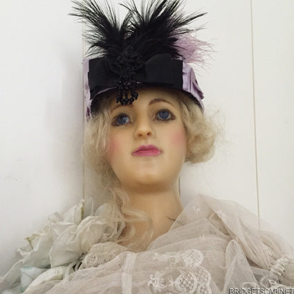 1900 French Wax Girl Bust