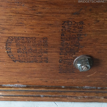 Antique Paper Mache Automation Puppet on Bell Phone Box