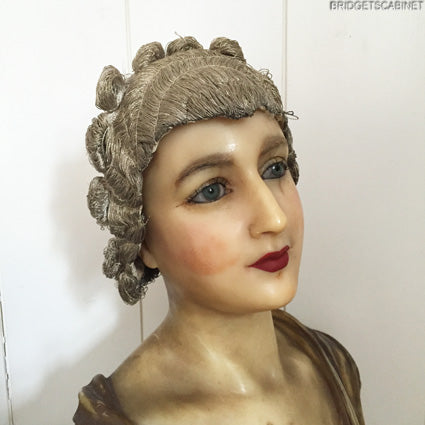 1910 art Nouveau Wax Bust