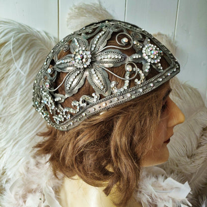 1920s Paris SStage Helmet Headdress