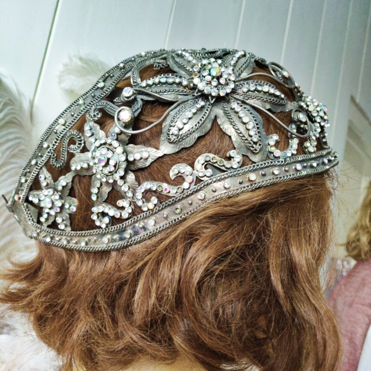 1920s Paris SStage Helmet Headdress