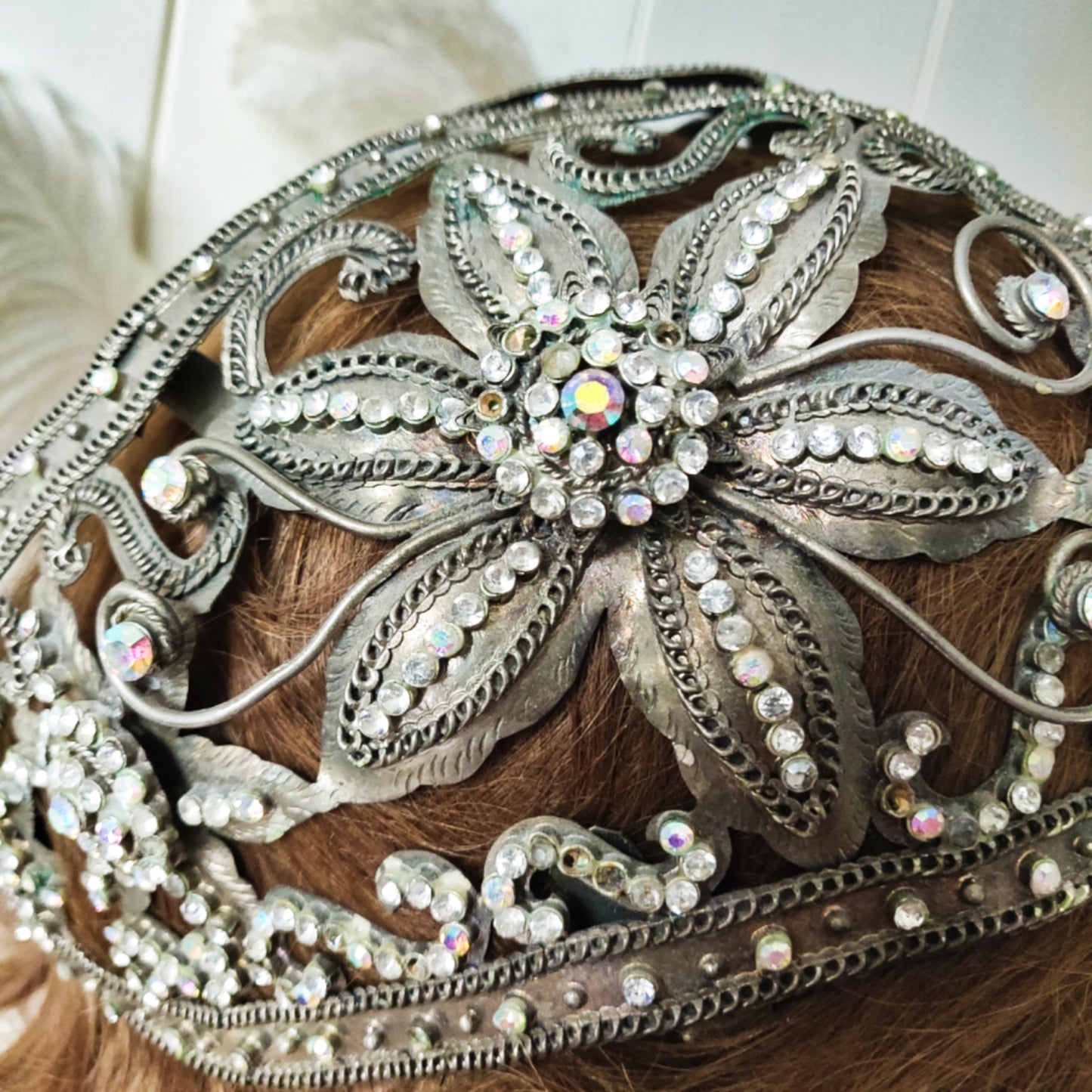 1920s Paris SStage Helmet Headdress