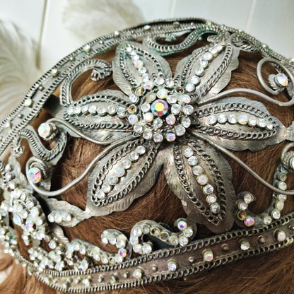 1920s Paris SStage Helmet Headdress