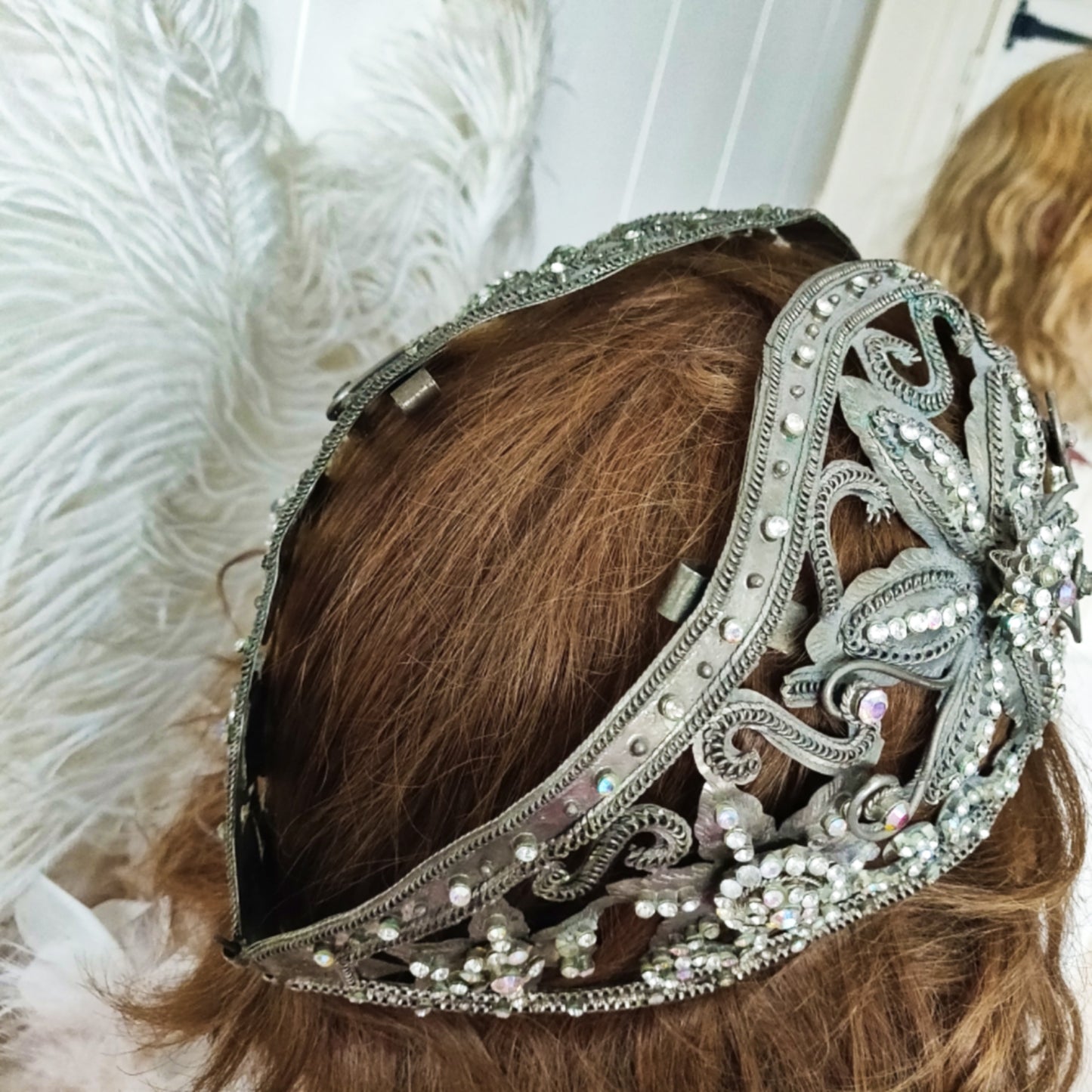 1920s Paris SStage Helmet Headdress