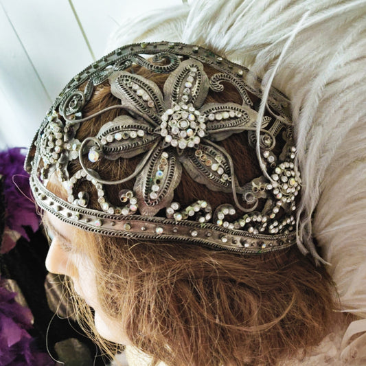 1920s Paris SStage Helmet Headdress