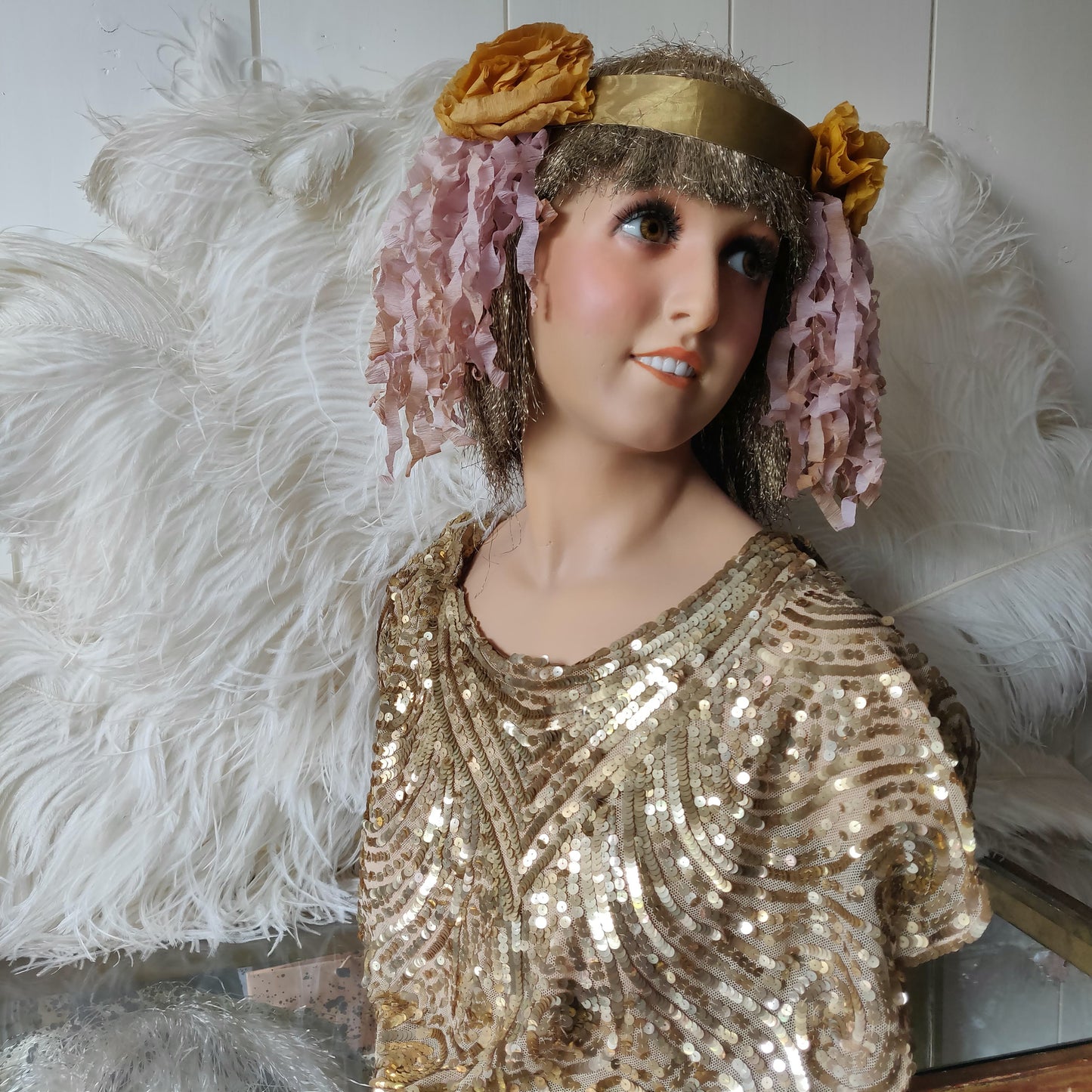 1920s P. Imans Gaby Wax Bust