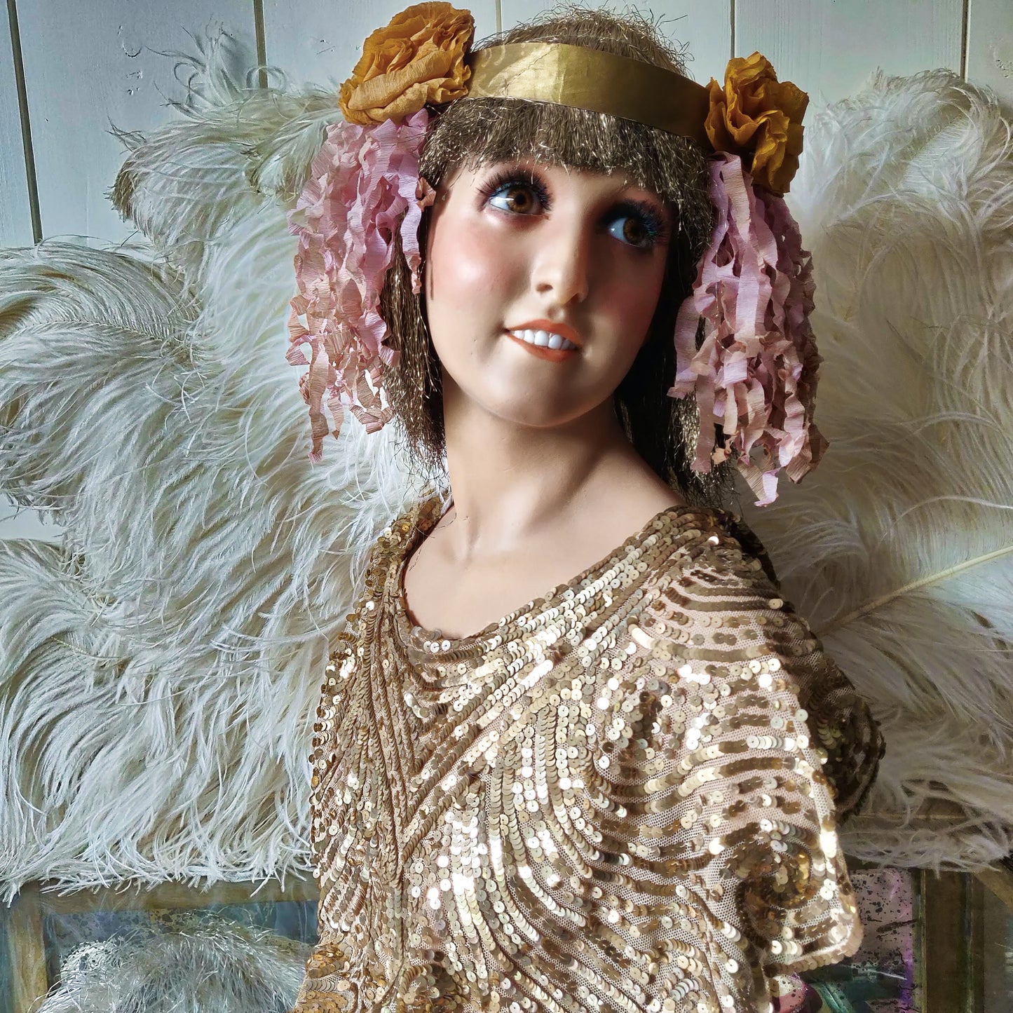 1920s P. Imans Gaby Wax Bust