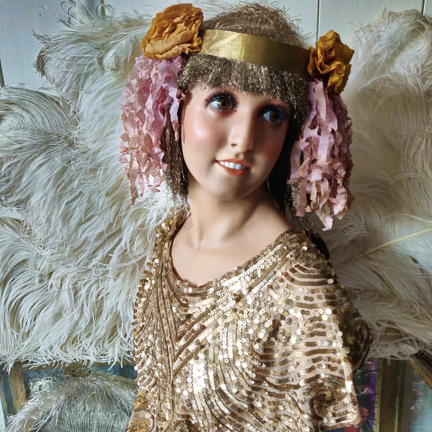 1920s P. Imans Gaby Wax Bust