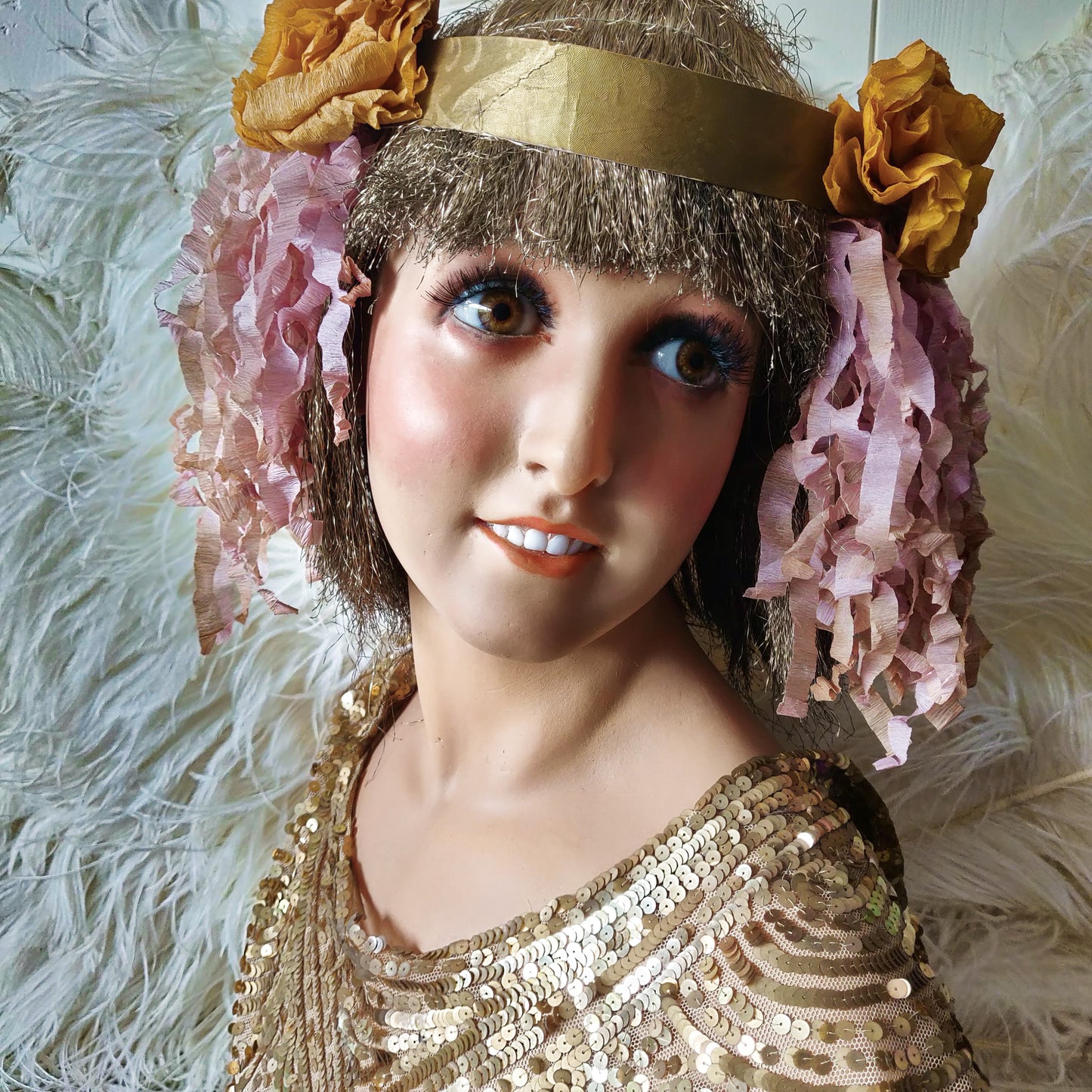 1920s P. Imans Gaby Wax Bust