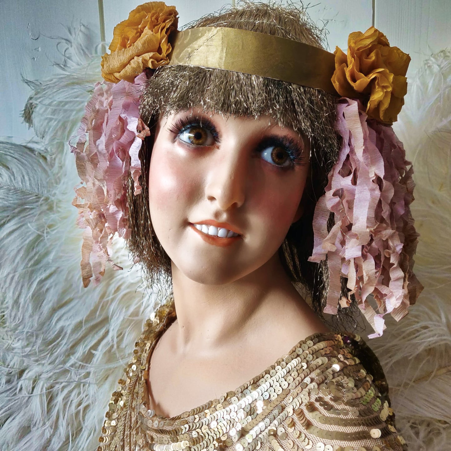 1920s P. Imans Gaby Wax Bust
