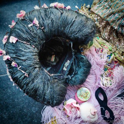 1930s Geisha Stage Wig Headdress Theater
