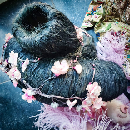 1930s Geisha Stage Wig Headdress Theater