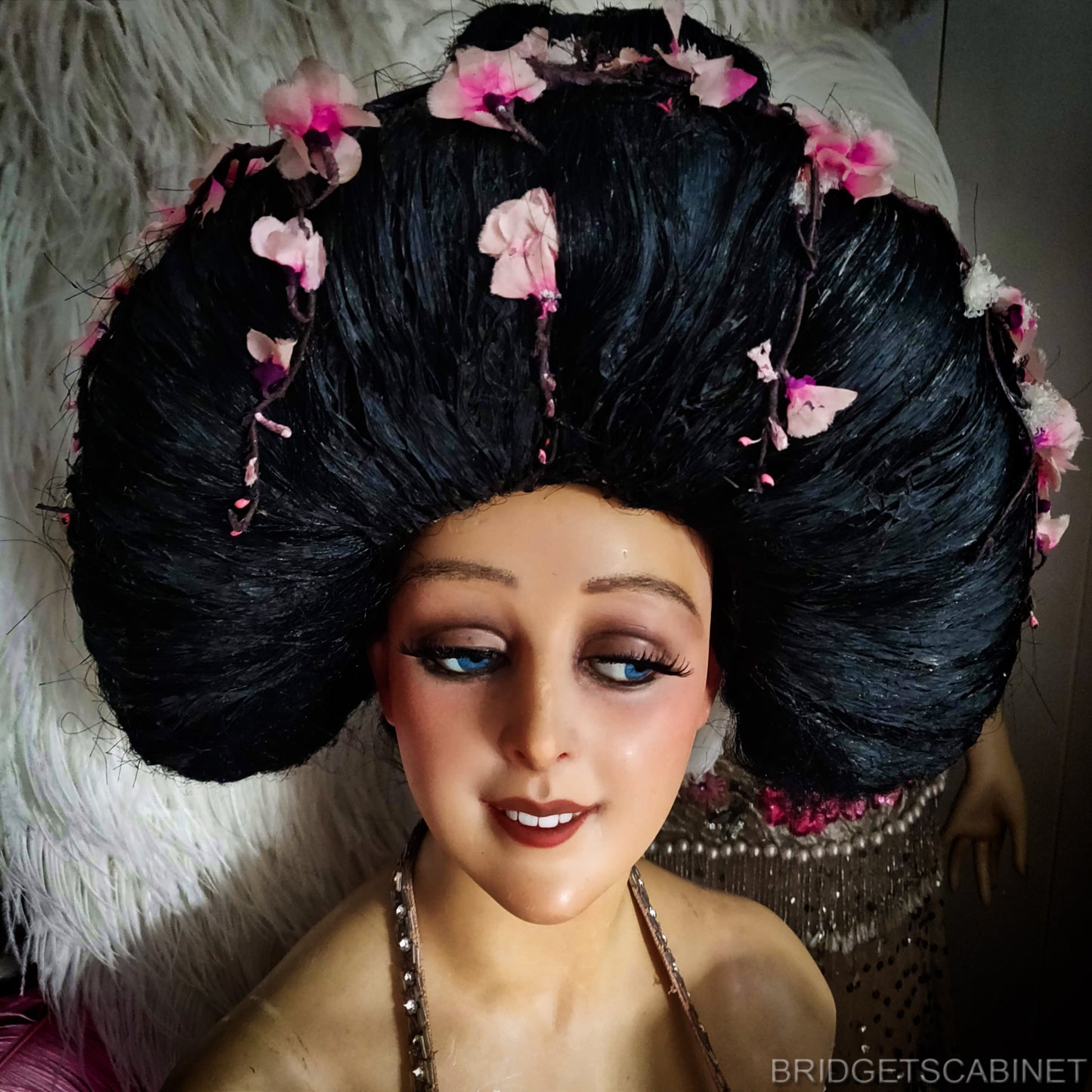 1930s Geisha Stage Wig Headdress Theater