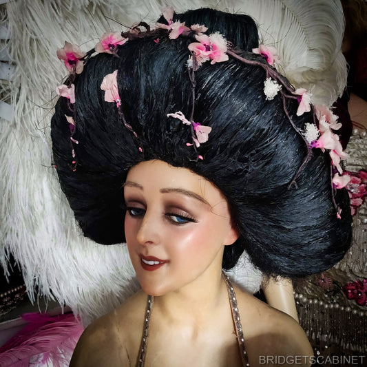 1930s Geisha Stage Wig Headdress Theater