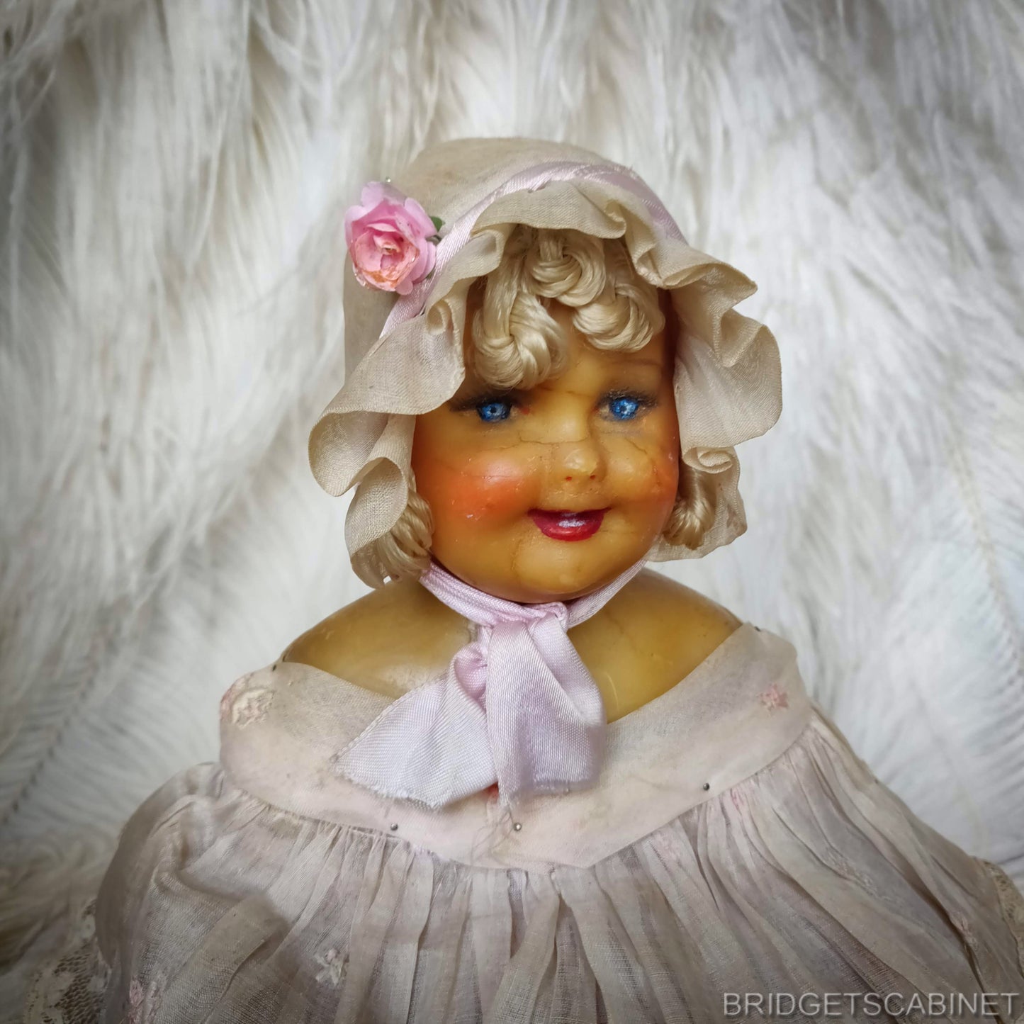 Antique Boudoir Doll Candy Container