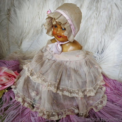 Antique Boudoir Doll Candy Container