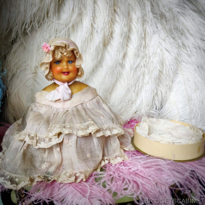 Antique Boudoir Doll Candy Container