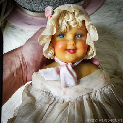 Antique Boudoir Doll Candy Container