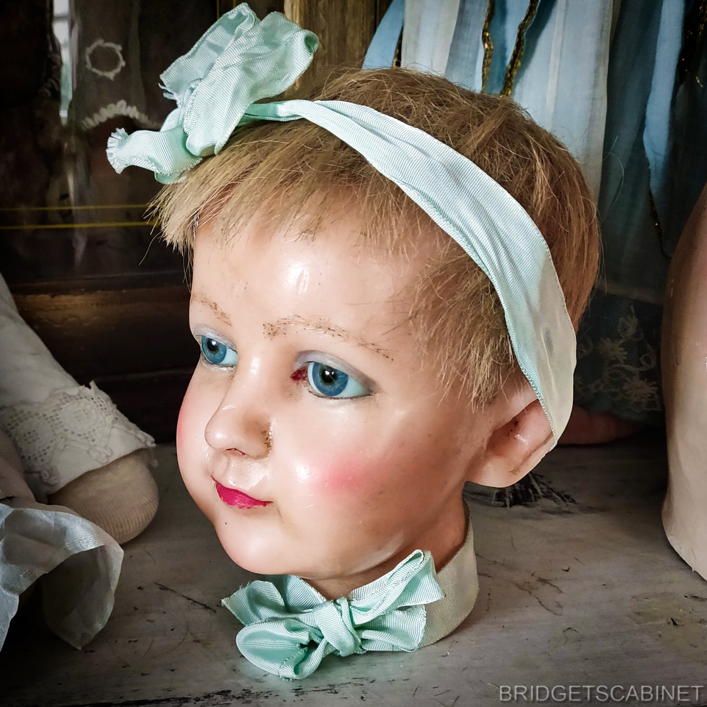 1920s Wax Child Head P. Imans