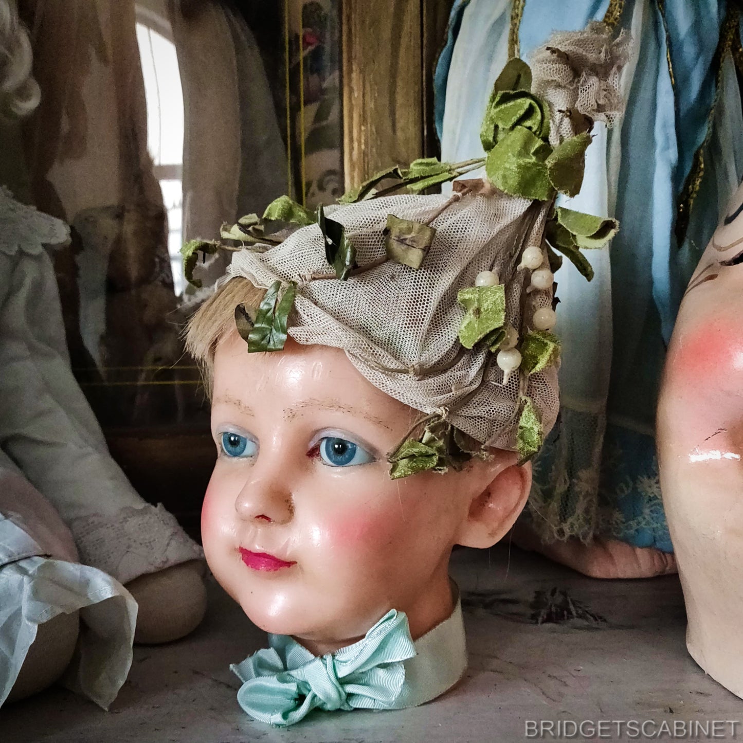 1920s Wax Child Head P. Imans